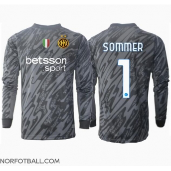 Billige Fotballdrakt Inter Milan Yann Sommer #1 Keeper Replika Tredjedrakt 2024-25 Langermet